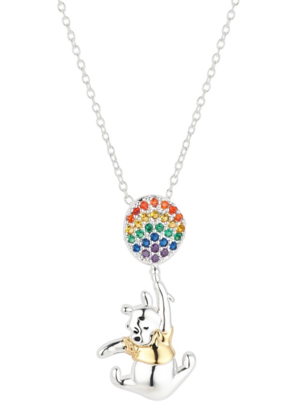 Disney Classics Jewelry | Winnie the Pooh Rainbow Balloon Pendant Necklace